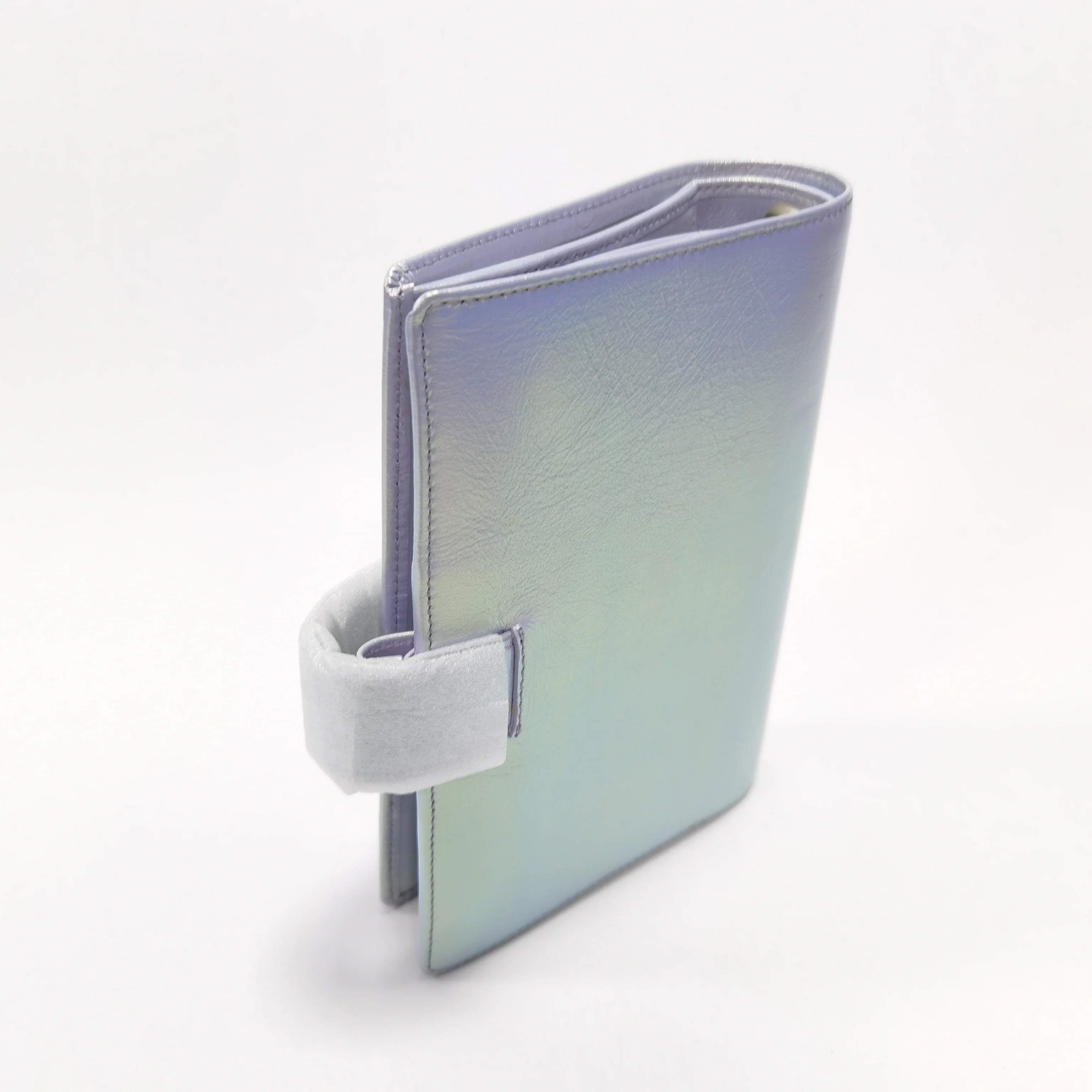 NEW real leather ring binders a6 budget money saving challenge with removable flap