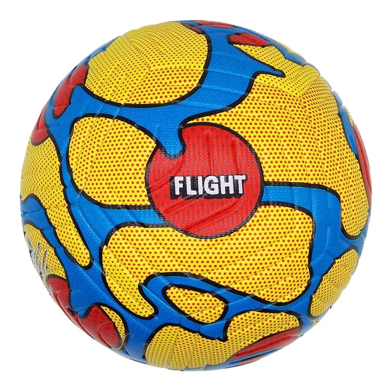 Factory wholesale low price training football customized PU seamless high quality soccer balls size 5