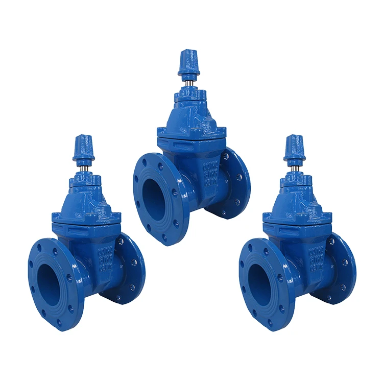 
MADE IN CHINA PN10 PN16 Z45X BS5163 Soft Seal flange ductile iron gate valve with square head 