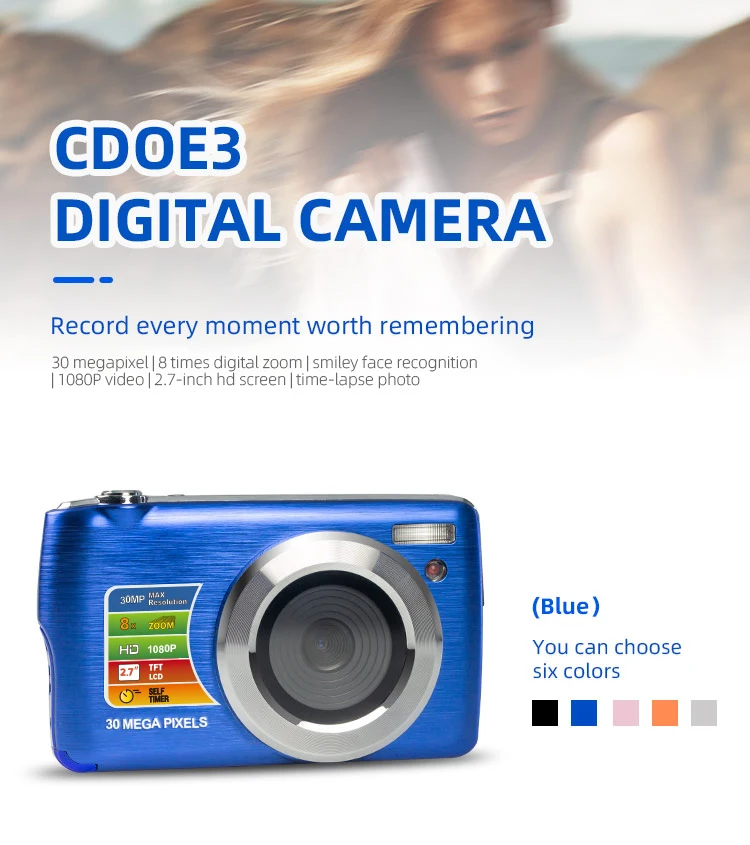 2022 Premium Compact Digital Camera 30MP 1080P Digital Camera