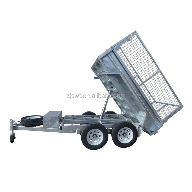 Economic hydraulic agricultural trailer tipping trailer trailer sale