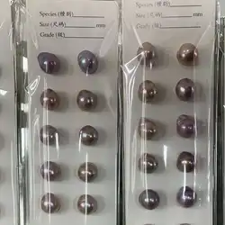 undrilled Nucleared  white  Freshwater water drop baroque pearl Paired baroque pearls wholesale for making pearl earrings