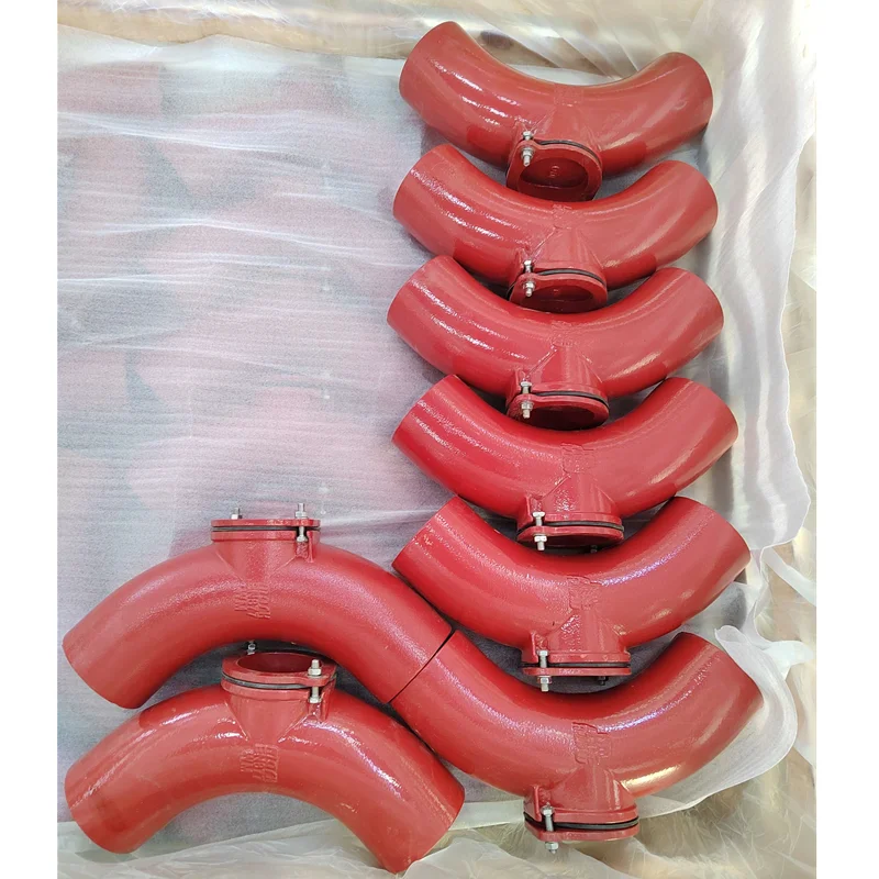 Epoxy Coating Pipe Fittings SML pipes 45/88dgr single branch cast iron pipe fitting for water drainage DN50-DN300