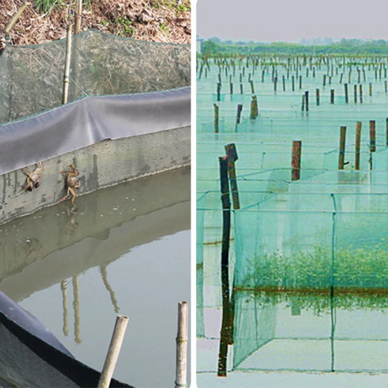Knotted Tilapia Fish Farming Breeding Hapa Net Cage