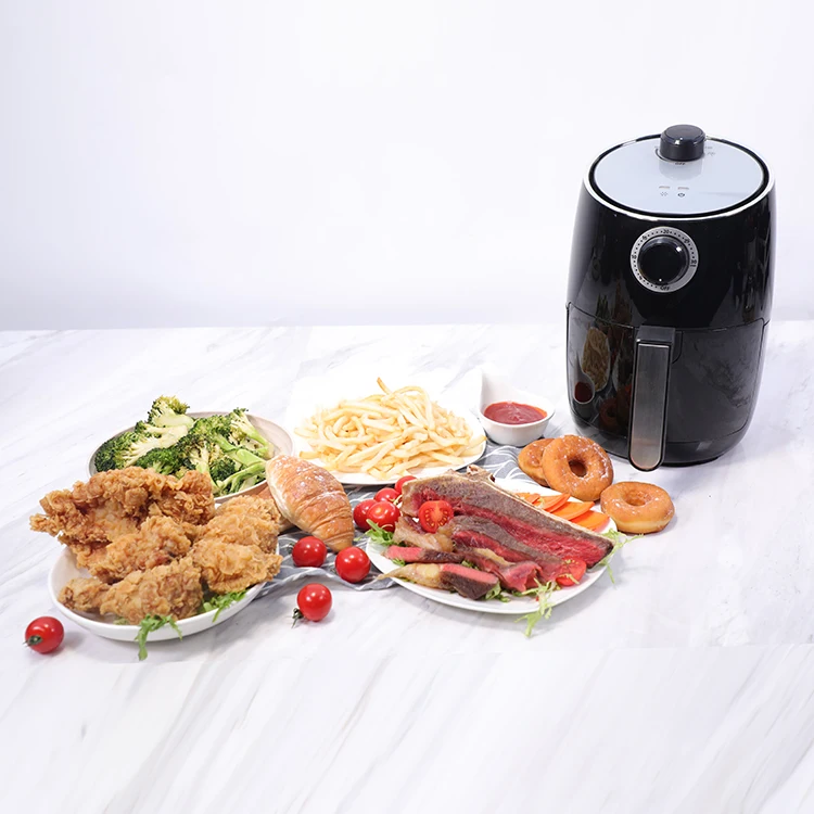 X.J. GROUP 32812 Adjustable Thermostat Control 2L Fryer Oilless Air Fryer