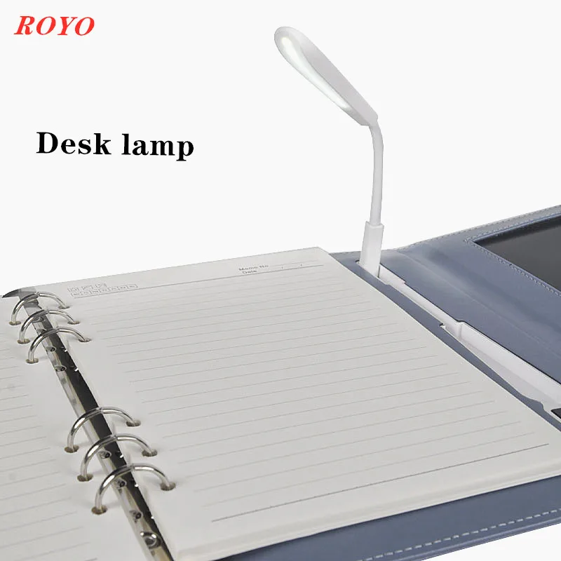 Hot selling smart notebook pen with business notebook  powerbank wireless and usb flash drive luxury notebook custom logo
