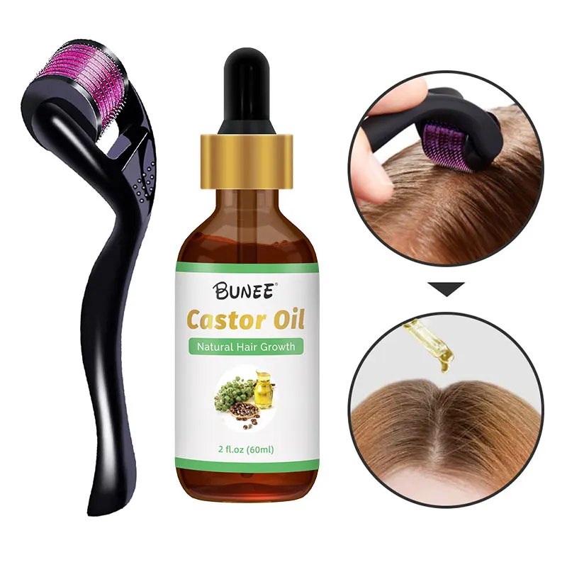 New Product Customization Organic essential Castor oil rosemary mint hair growth oil private label With OME suppliers