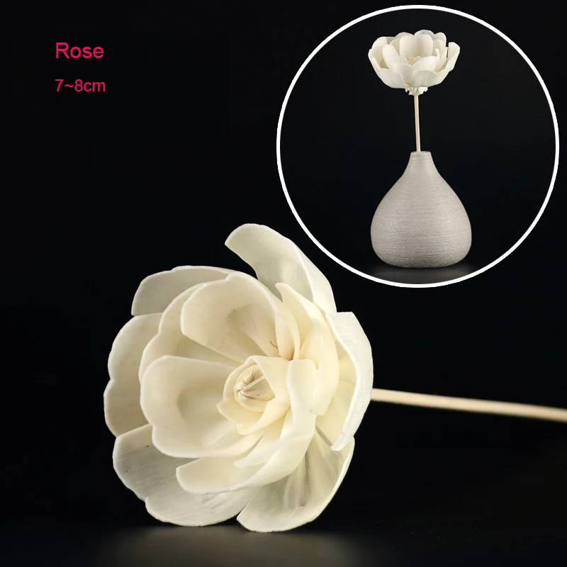 Assorted Reed Diffuser Sola Wood Flowers Assortment for Decoration, Flower Bouquets and DIY Home Decor