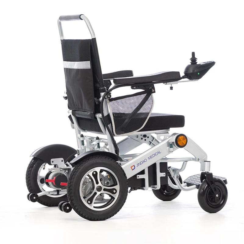 Manufacturer Light Weight Portable Folding Power Wheelchairs High Quality Powerful Aluminum Alloy Wheelchair