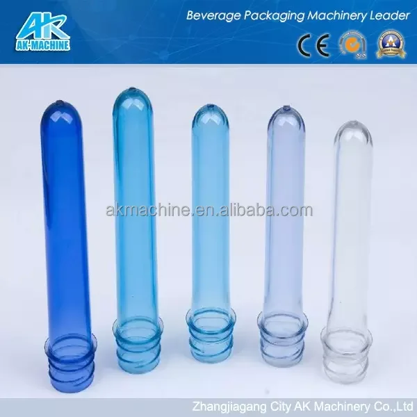 Raw Material 28mm 30mm 45mm 55mm Plastic PET Bottle Preform in Water Beverage Filling Production Line
