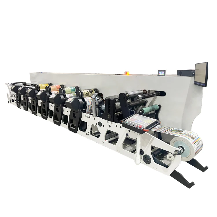 Polyethylene Film Flexo Printing Label In-line Flexographic Printer Machine