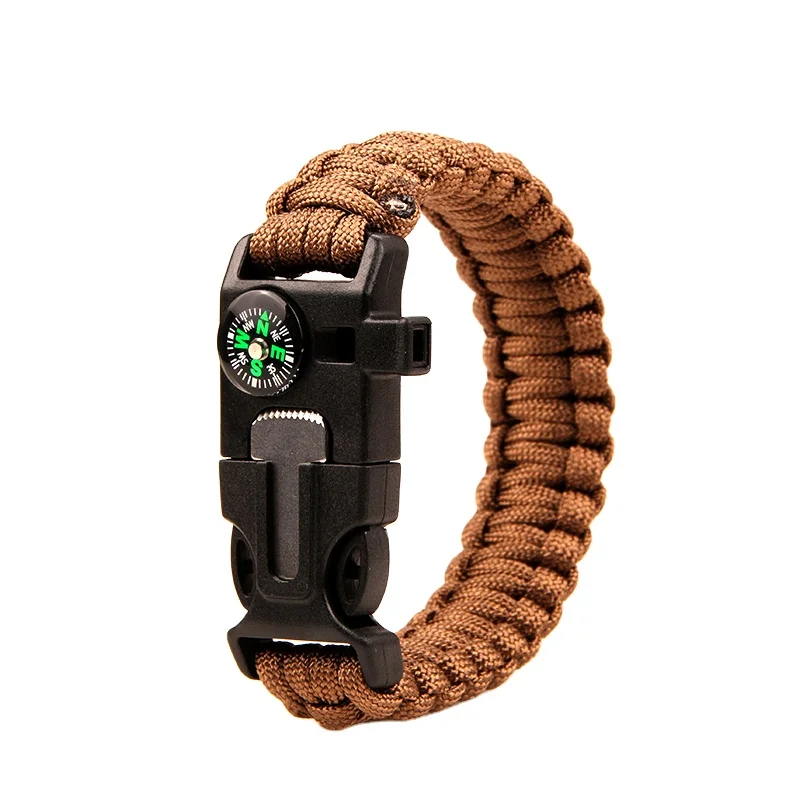 Outdoor Survival Strap Bracelets Camping 5 in 1 Survival Bracelet