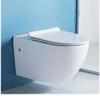 Bathroom Gravity Flushing Wc hanging Toilet Wall Mount Wc Toilet p trap toilet set