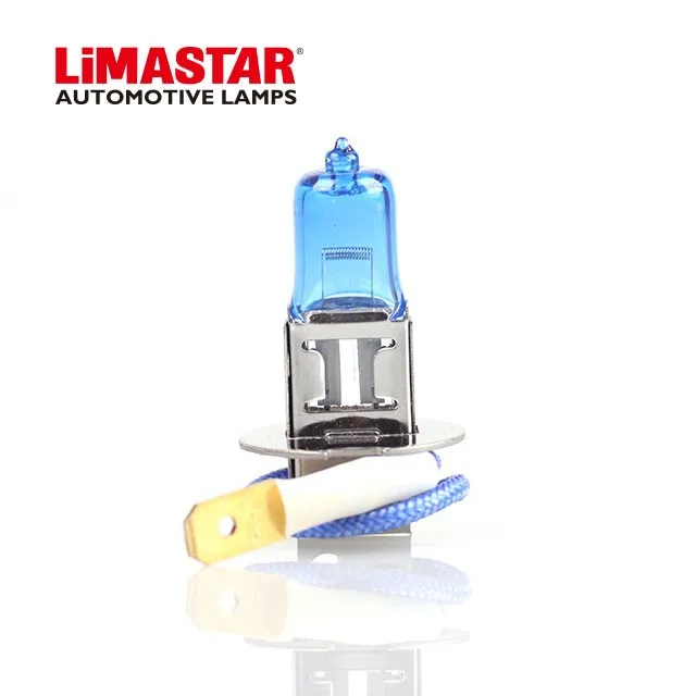 Limastar галогенная лампа H3 12 В 55 Вт PK22s супер белая Автомобильная противотуманная