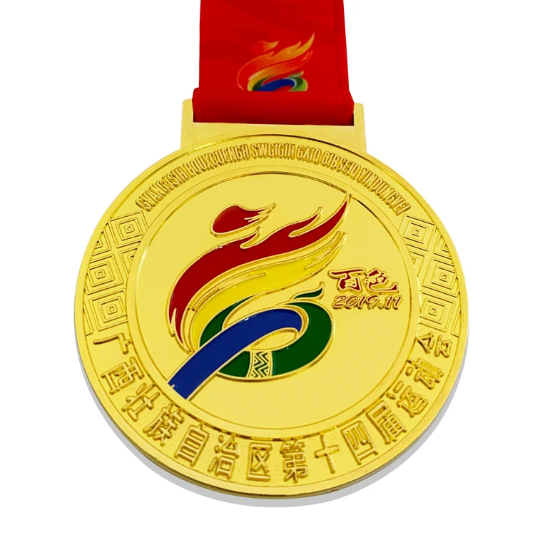 High quality custom marathon medal metal medal 3D sport running medal professional producer