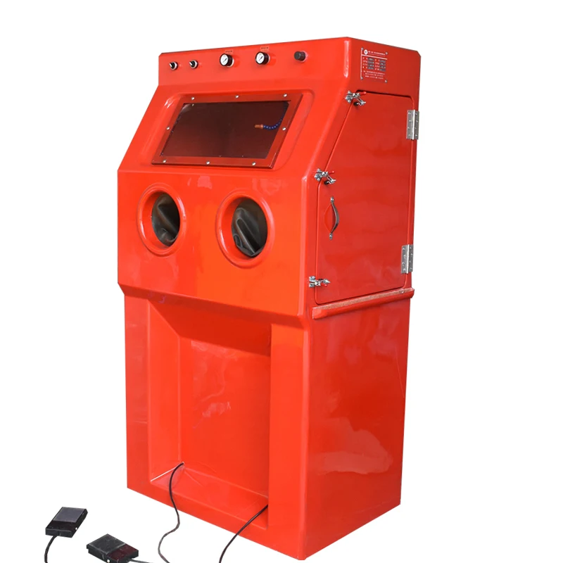 Dustless Stripping Surface Cleaning Manual Wet Sand Blasting Cabin Machine Cabinet