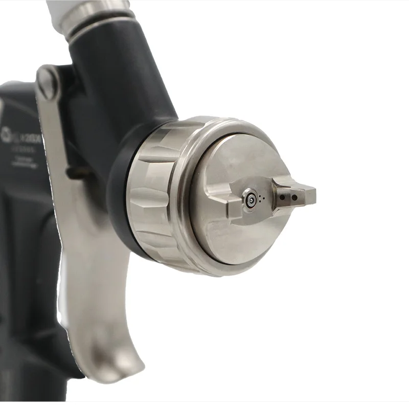 Multi-functional repairable sprayable pneumatic spray gun with metal Swivel cup