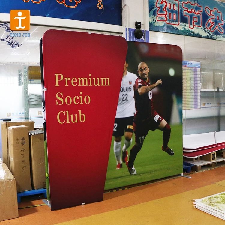 Factory price custom outdoor tension fabric stand banner