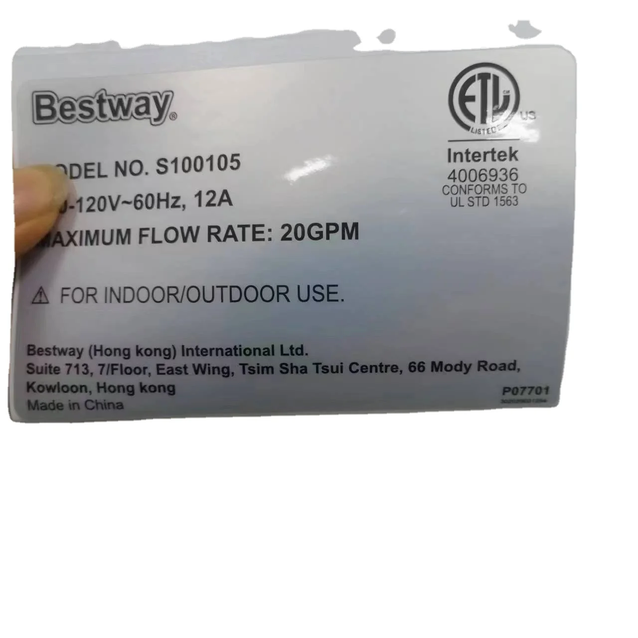 Silver polyester and metallic stickers for packaging labels