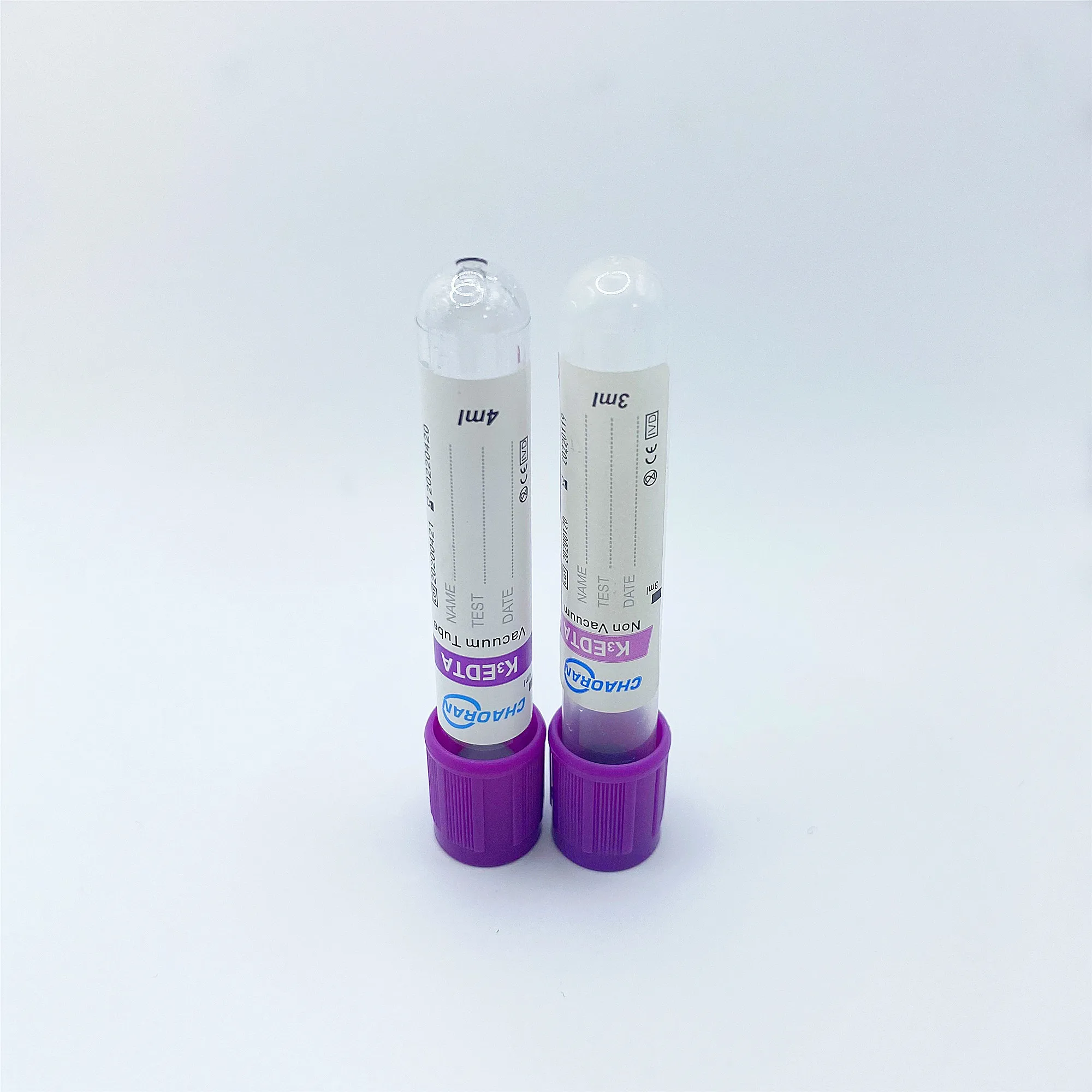 blood collection tube plain vacuum blood collection tube red blood test tube