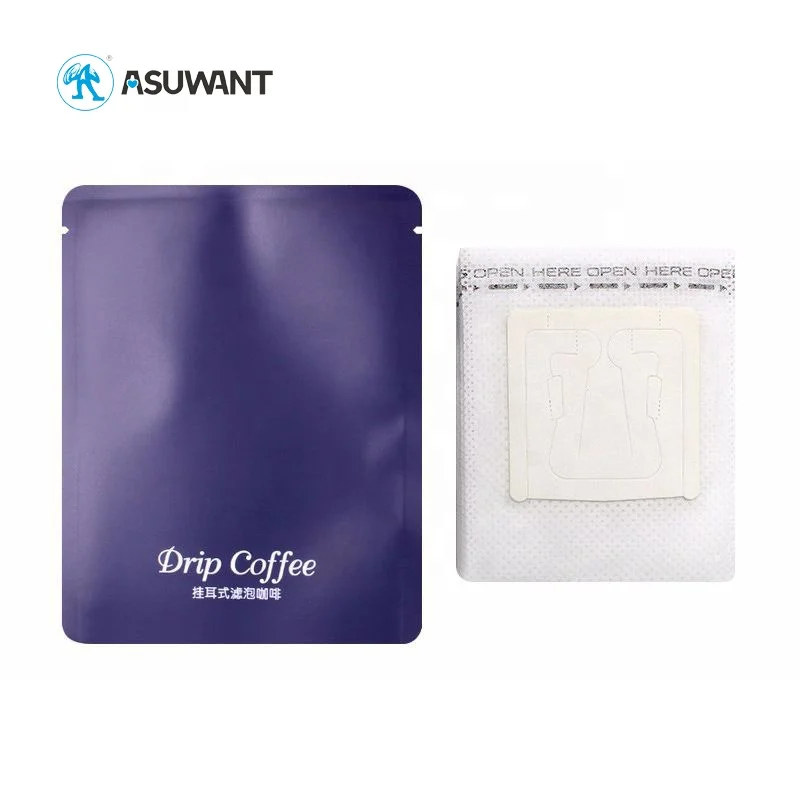 Individual custom print tea bags pouches Heat Seal Food Packaging PE packaging Moisture Proof Accept Customized Logo Printing