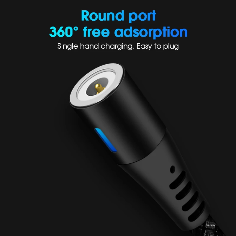  Бесплатная доставка OEM 1 м 3 в кабель Магнитный зарядный USB-кабель Micro USB Type