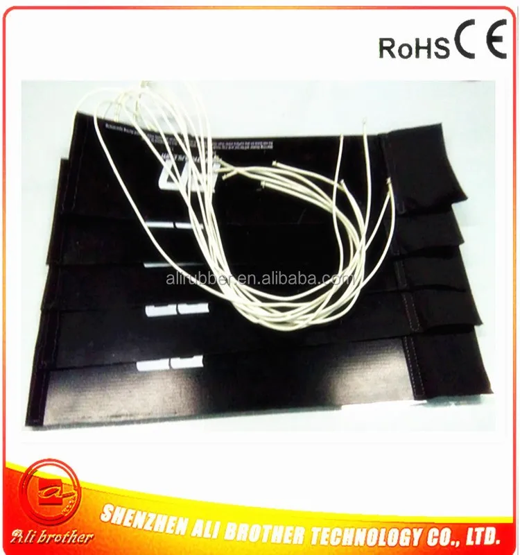 500*1700*1.5mm 230v 1500W Heat Hot Blanket for Wakeboard Press Flexible silicone rubber heater 1000mm lead wire from short