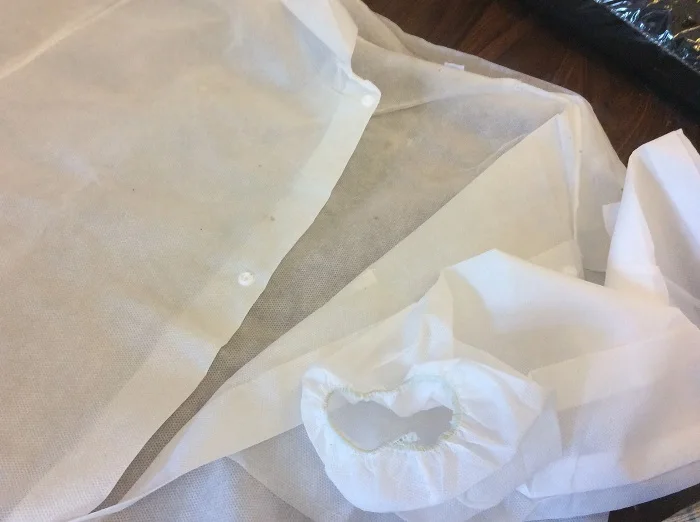 ISO13485 Certified Disposable Cheap Non-woven Children Lab Coat Visitor Coats for Kids