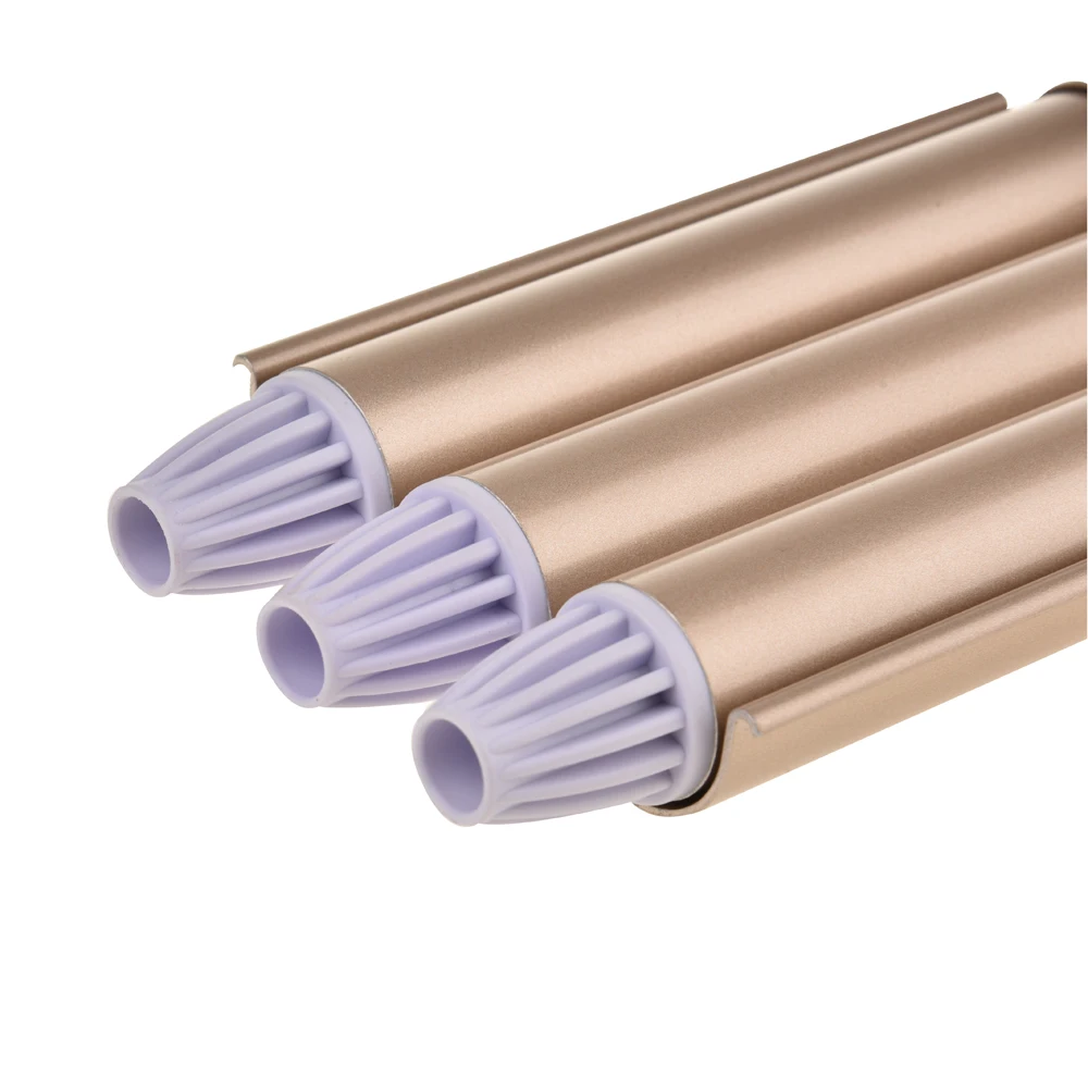 Factory Direct Price Private Label 3 Barrel Safety Hair Curlers
