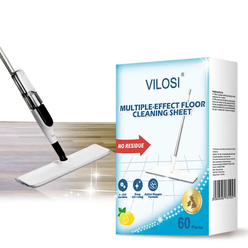 Super concentrated floor detergent cleaner floor surface cleaning sheets