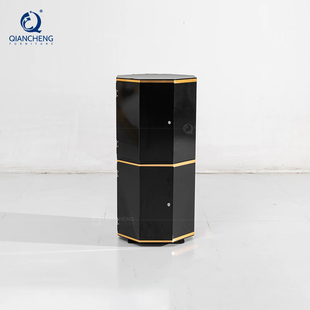 QIANCHENG stainless steel manufacturers modern design rotating apartment rotating shoe rack storage cabinet