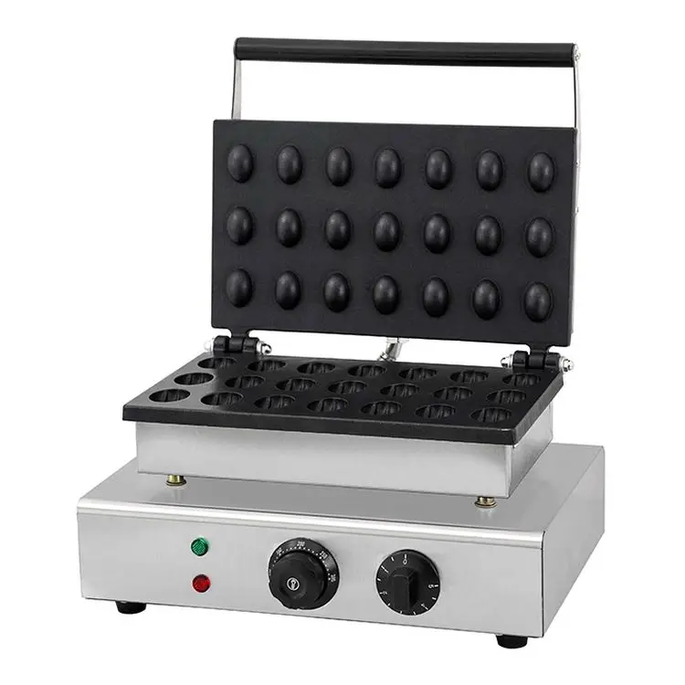 Gaz Cooking Waffle Bubble Paper Making Machine Cone Rolling 2 Plate Rotary Baker Dinosaur Mouth Maker Hotdog