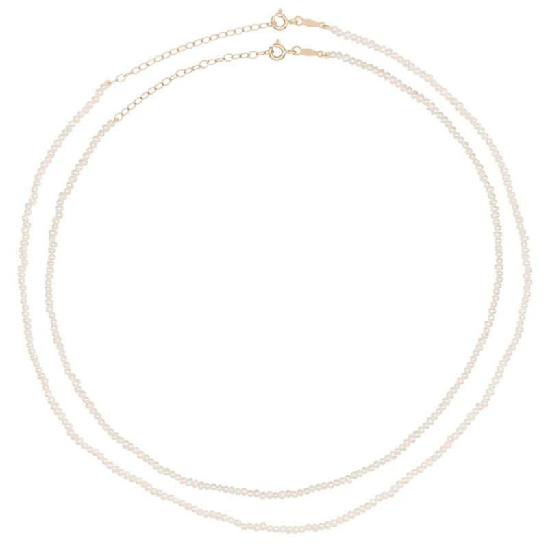wholesale wire high quality dainty Beach natural freshwater pearl necklace for women