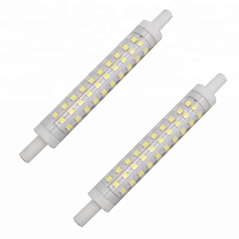 Горячая Распродажа 360 градусов Регулируемая яркость 220-240 В Светодиодная R7s Замена галогенной лампы 500 Вт 118 мм лампа J118 10 энергосберегающее светодиодное освещение