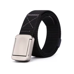 Оптовая продажа мужских нейлоновых тканевых поясных ремней оцинкованная Гальваническая Пряжка тактический боевой пояс для охоты туризма