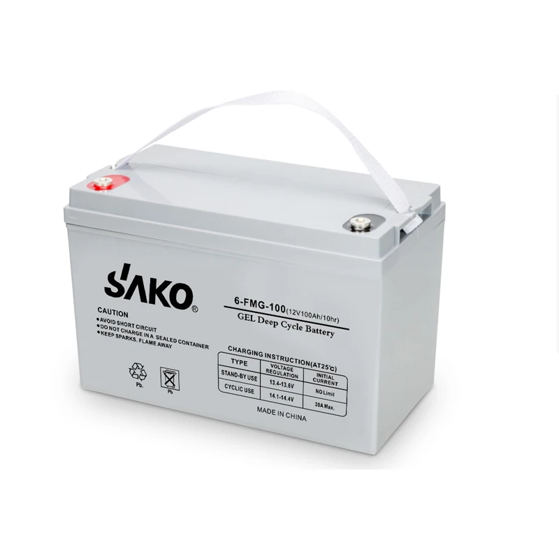 Sako Deep Cycle GEL Lead Acid Battery 200Ah 12V 150Ah Solar Power Energy Storage Battery