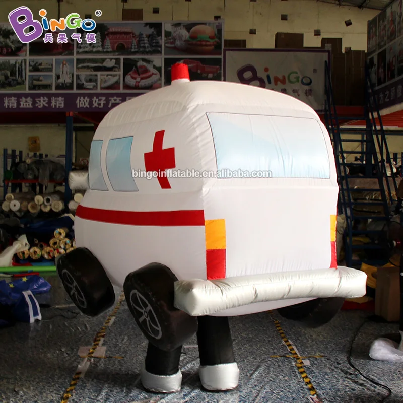 Hot selling 2 meters high inflatable ambulance costume / inflatable walking costume