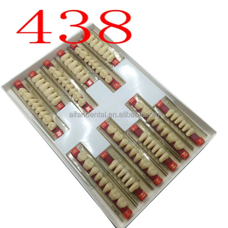 Зубные протезы [Aifan] накладные зубы акриловые два слоя три четыре