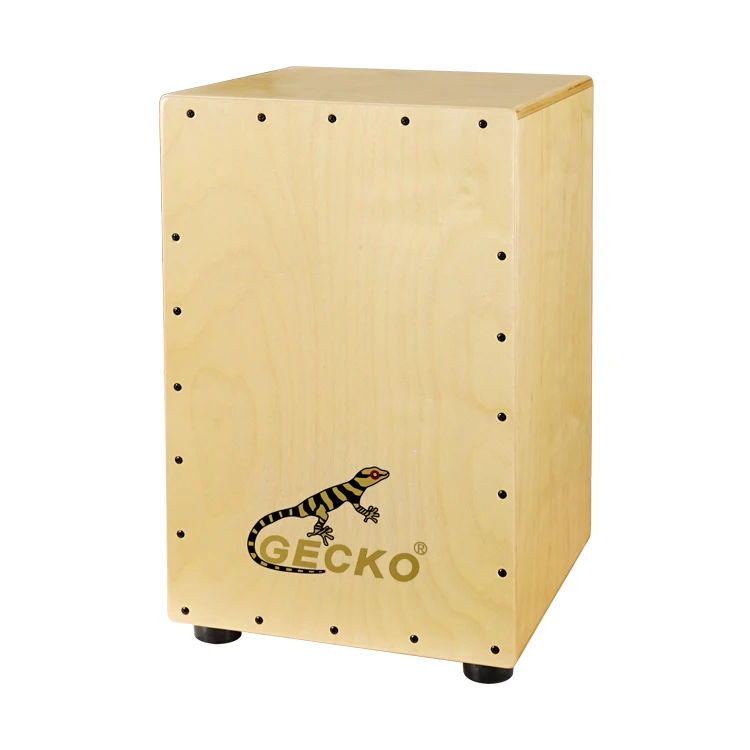 Factory supply maple wood percussion box drum model CL12 series cajon