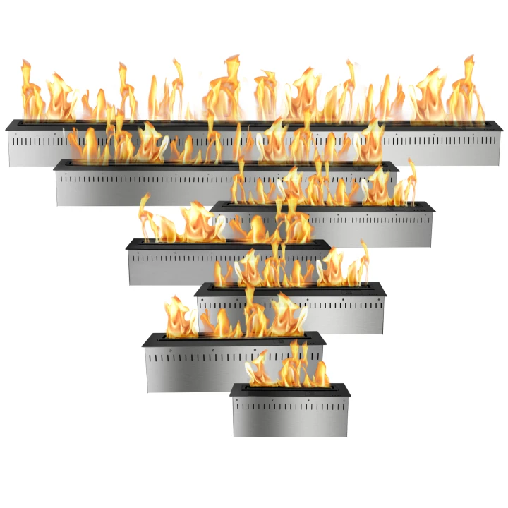 Intelligent Automatic Smart Outdoor 72inch Remote Control Bio Ethanol Stainless Steel Fireplace