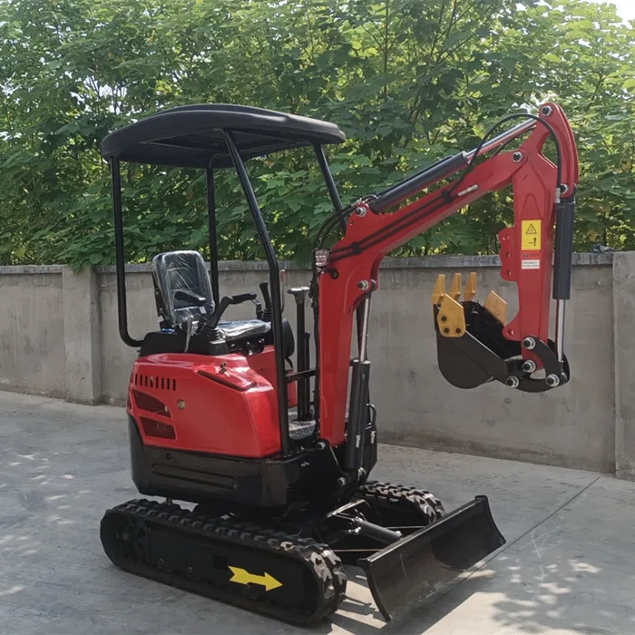 TOHO 1.5 ton small mini excavator multi function digger price for wholesale