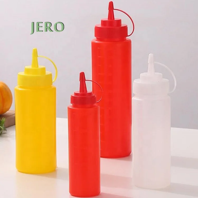 Tomato BBQ sauce squeeze bottles 4oz 8oz 12oz 16oz 24oz 32oz condiment squeeze bottles ketchup squeeze bottle