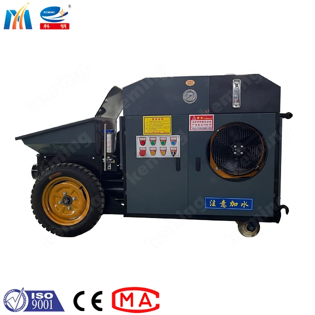 380v Concrete Pumps mini concrete 19 mm aggregate conveying for small construction site