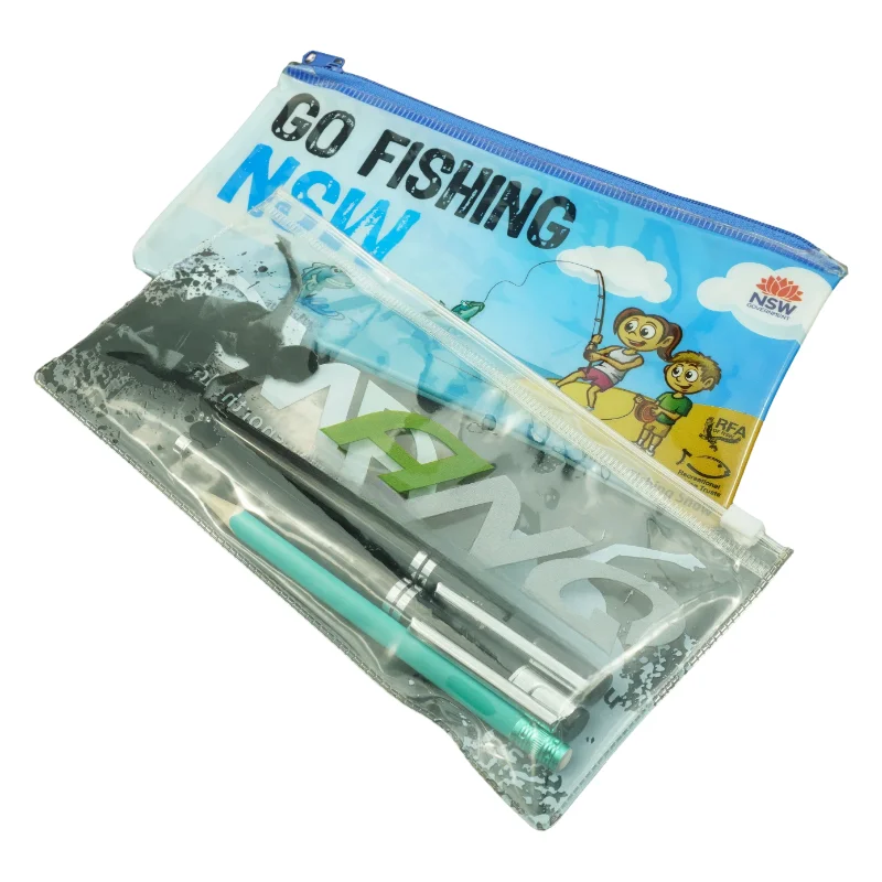 Customized Cheap Transparent Clear PVC Zipper Pencil Pouch Clear Plastic Case for Pencil Storage for Promotional Gifts