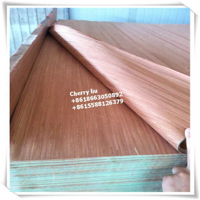 0.3mm Engineered Gurjan Face wood Veneer