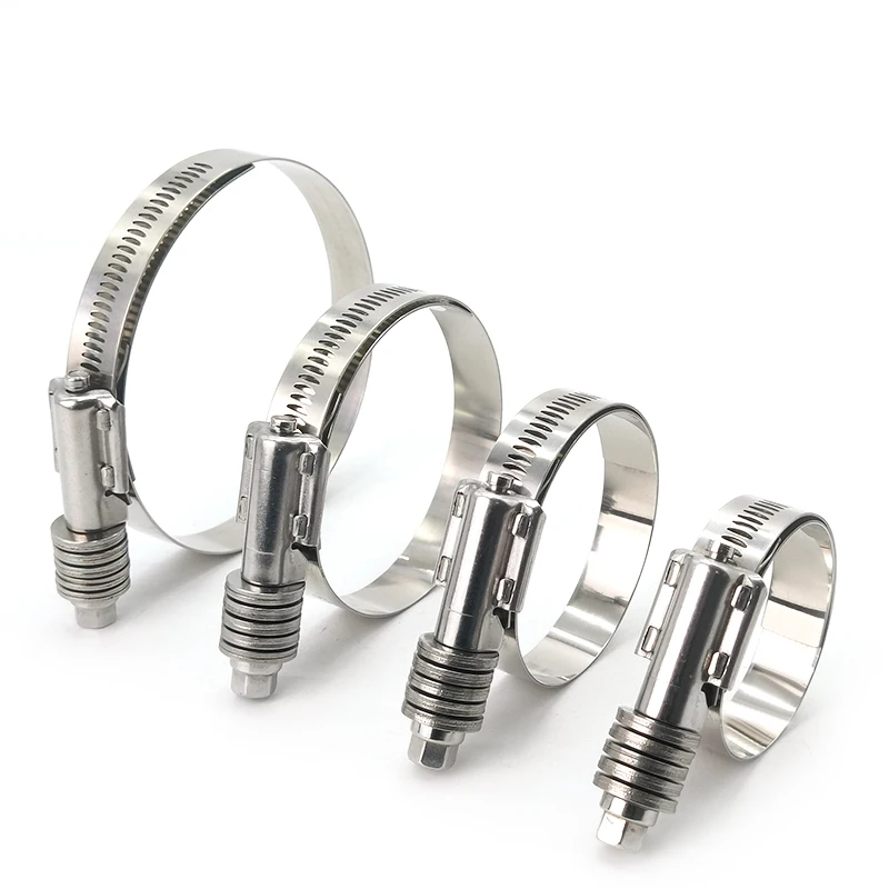 12.7mm Bandwith Adjustable American Type Radiator Zinc Hose Clip Hose Clamp