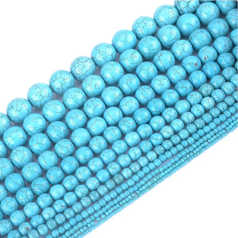 Accessories Round Beads DIY Jewelry Turquoise Beads For Jewelry Making