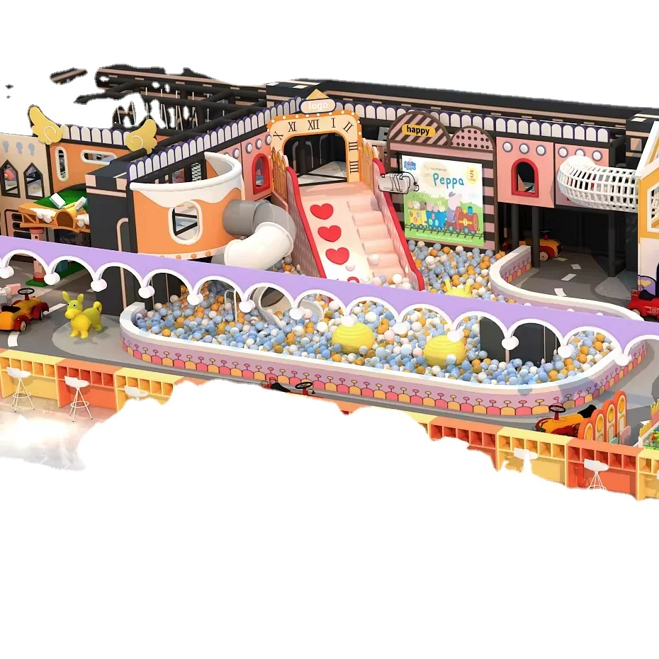 2024 Large Maze Playland Soft Adventure Kids Play Center Children Indoor Playground For Fun For Shopping Mall