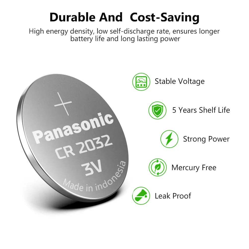  Литиевая батарея для Panasonic Cr2032 3 в 220