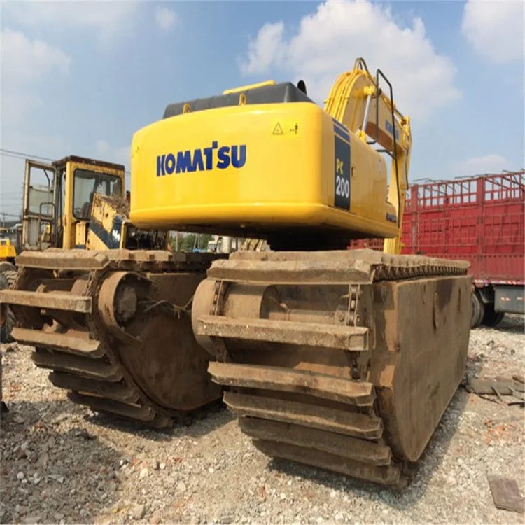 Хорошая цена Япония Komatsu 20 тонн экскаватор-амфибия pc200